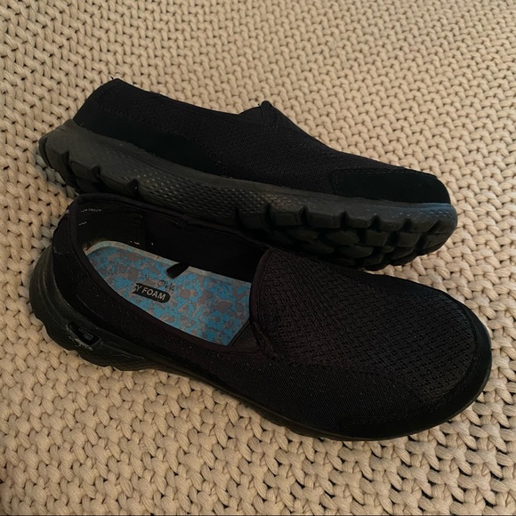 danskin memory foam slip ons